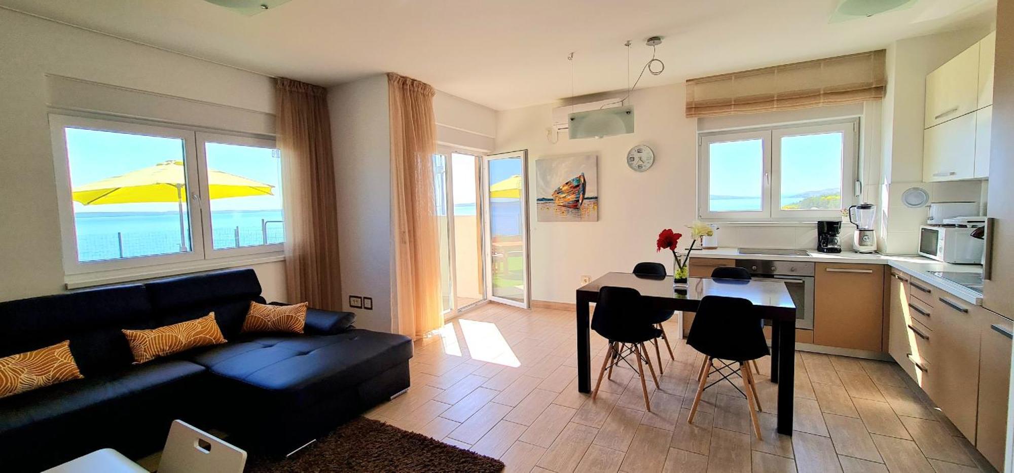 Apartments Nicolas - Beach & Sea 10M Away - Amazing Sea View! Rtina Luaran gambar