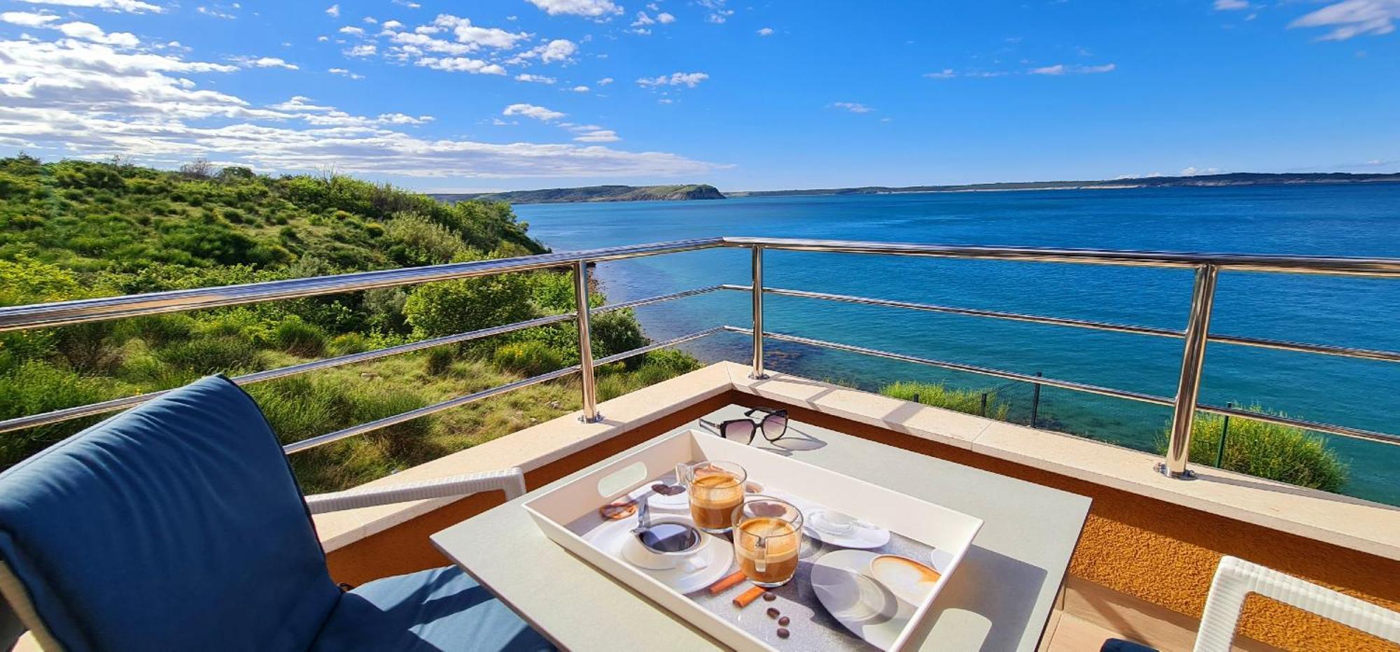 Apartments Nicolas - Beach & Sea 10M Away - Amazing Sea View! Rtina Luaran gambar